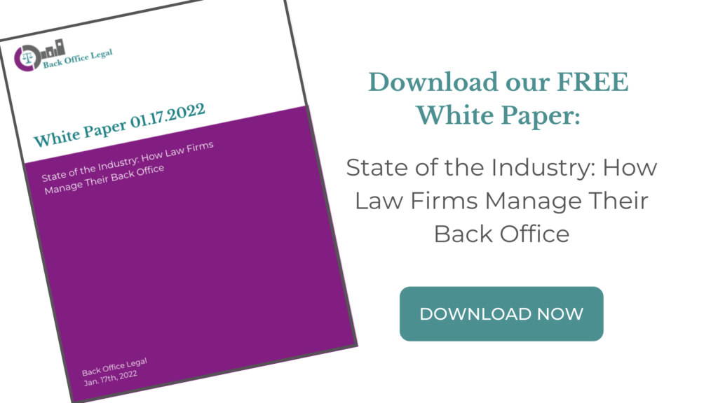 White Paper: How Law Firms Manage Their Back Office